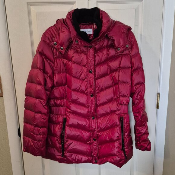 Calvin Klein Women's Fleece Lined Puffer Jacket - Picture 3 of 4